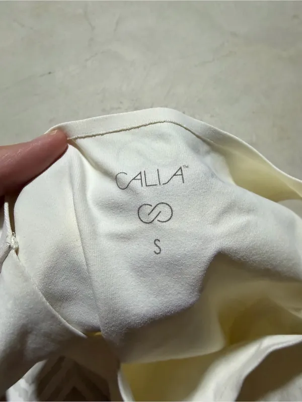 Calia White Tank Top athletic workout small - Image 6