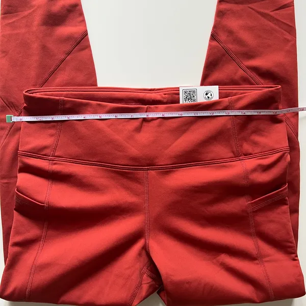 NWT Member's Mark Extra Warm High Rise Leggings XL Rusty Bronze Running - Image 10
