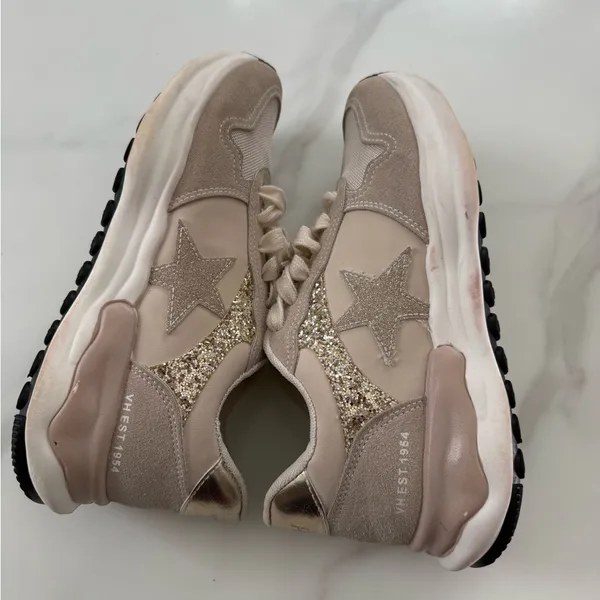 Vintage havana nud Glitter star tang run women’s sneakers - Image 8