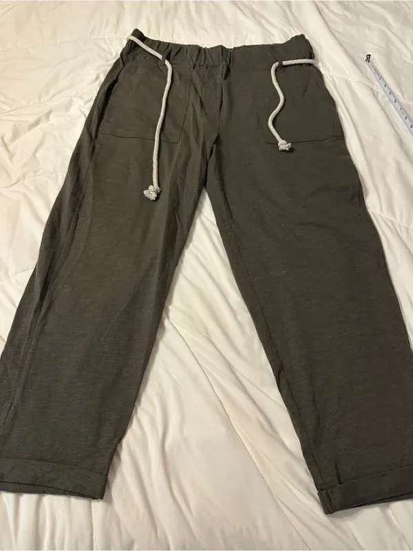 Grey State Cotton & Linen Sedona Pant - NWT - Size 3 (US L) - Image 5