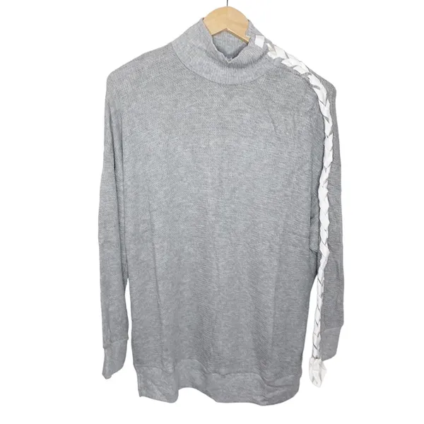 Free People Movement Snow Drift lace waffle knit sweater size XS - Image 2