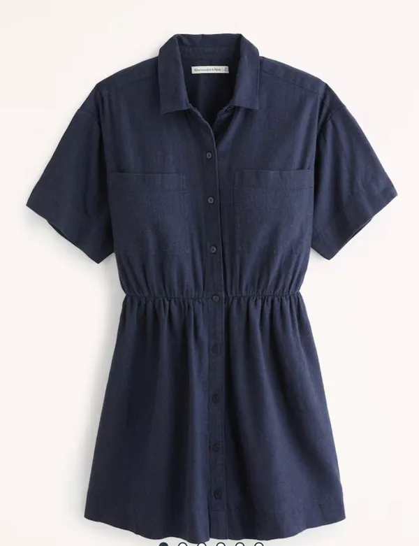 Abercrombie Linen Shirt Dress - Image 4