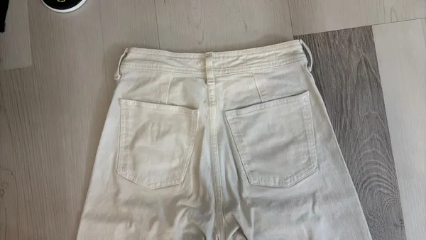 White Wide Leg Target Jeans - Image 7