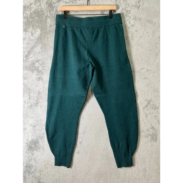 Lululemon Organic Cotton Cashmere Knit Mid Rise Joggers Heathered Green Jasper 8 - Image 5