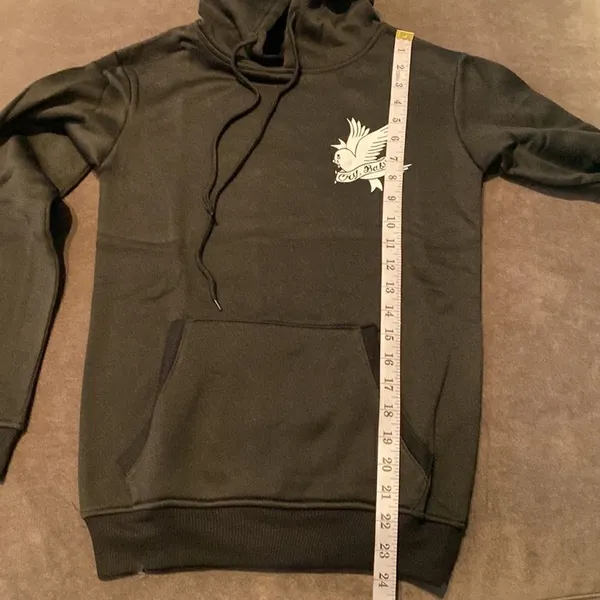Unisex Lil Peep Hoodie Black Size XS NEW - Image 7