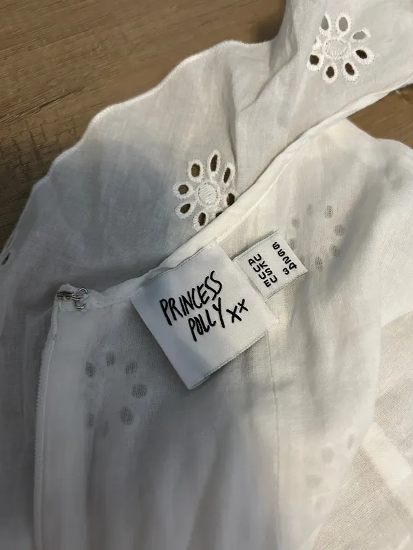 Princess Polly White Lace Dress - Image 3