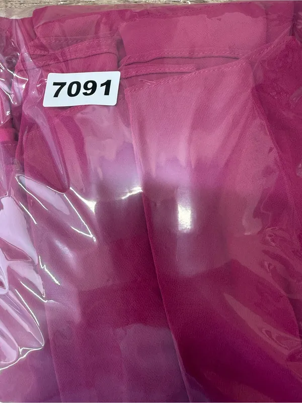 Lulus Magenta Strappy to Be Here Lace Up‎ Maxi Dress size small - Image 6