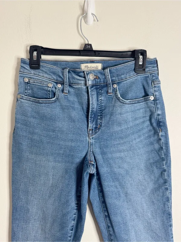 Madewell The Mid-Rise Perfect Vintage Jean Medium Blue Wash size 26 - Image 3