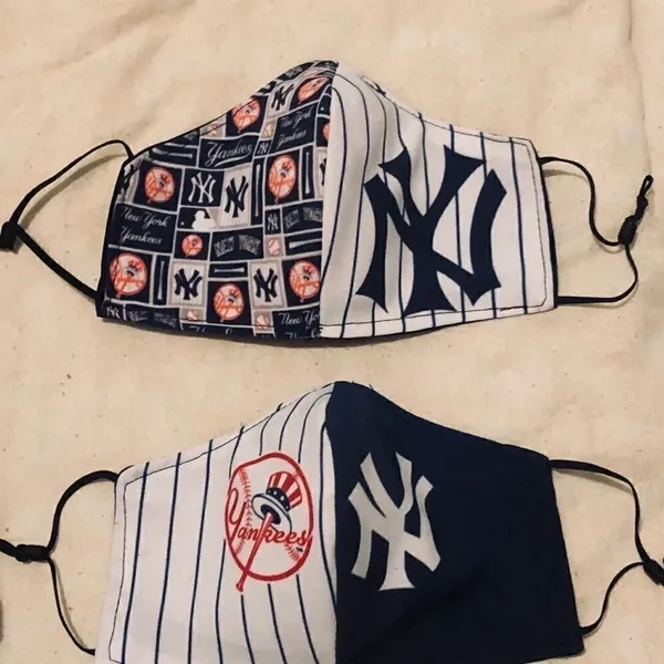 Set of 2 NY Yankees Face cover Unisex - Image 2