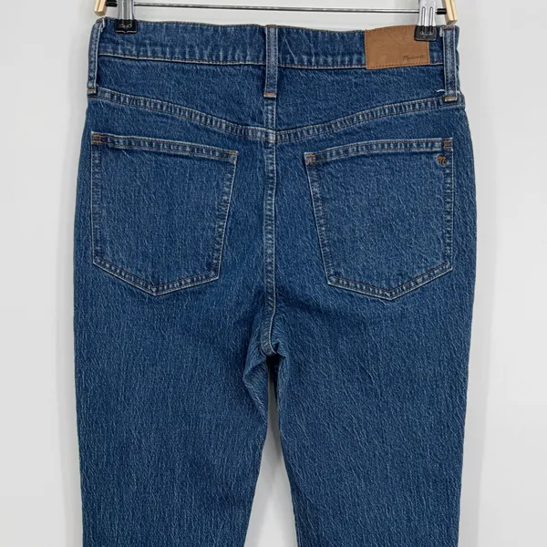 Madewell The Perfect Vintage Jean‎ 28 Blue High Rise Tapered Leg Haight Wash - Image 9