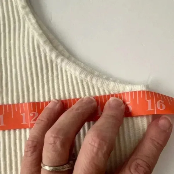 Marled Women‎ Large Sweater White Rayon Blend Fisherman Neutral Capsule Classic - Image 13