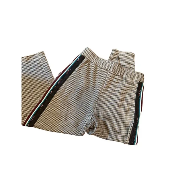 Maeve by Anthropologie Tan Plaid Pull on Pants Sz XS‎ - Image 11