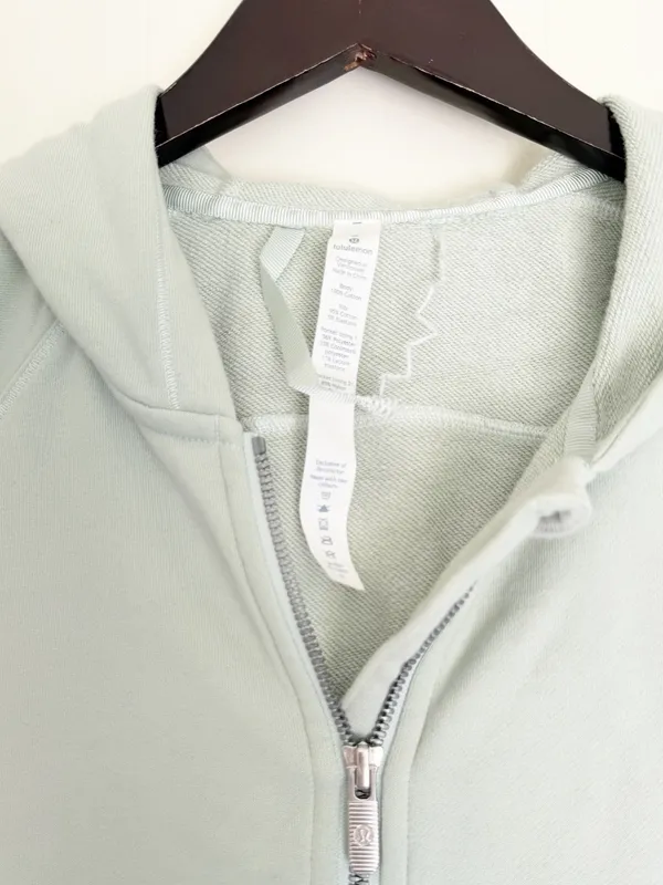 LULULEMON Cool & Collected Jacket Sea Breeze Size 8 - Image 4