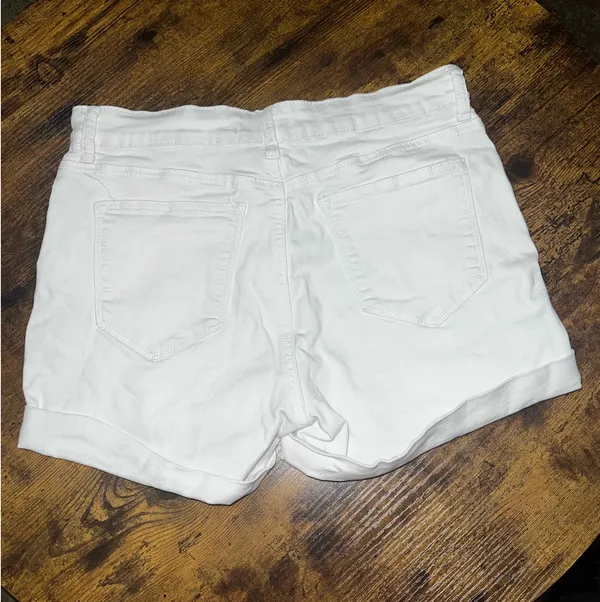 KanCan USA Shorts White Denim - Image 2