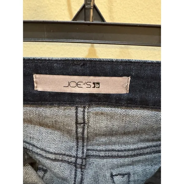 Joe's Jeans High Rise Skinny Ankle Jean Vela Size 24 Slightly‎ Distressed Dark - Image 8