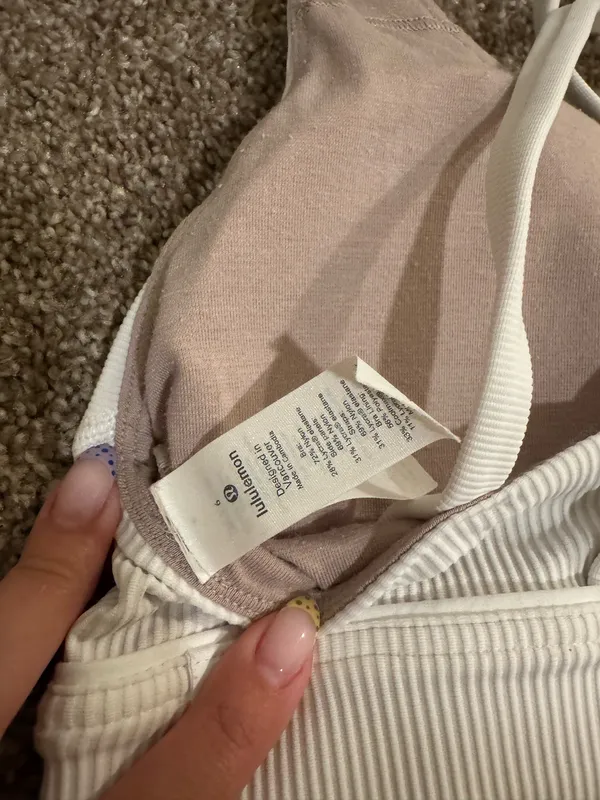 Lululemon Ribbed Sports Bra - Image 3