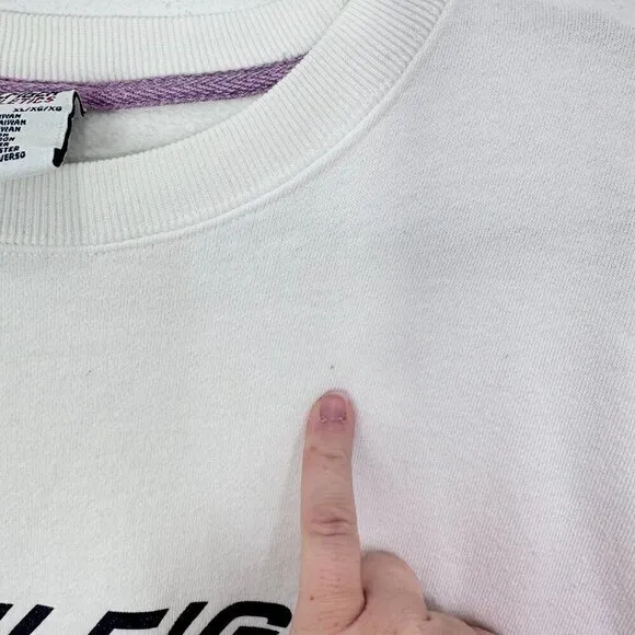 Vintage 90s Tommy Hilfiger Logo Crewneck‎ Sweatshirt Hilfiger Athletics Sporty - Image 6