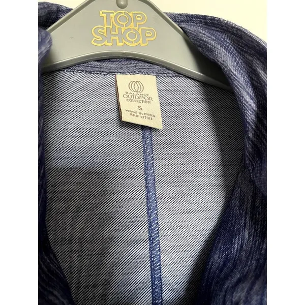 Balance Outdoor track Jacket full zip space dye navy blue activewear women's S - Image 5
