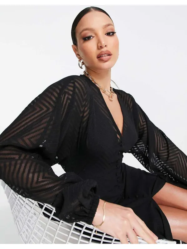 ASOS Women's Size us 6 Tall Maxi Bell Sleeves Gothic - Image 13