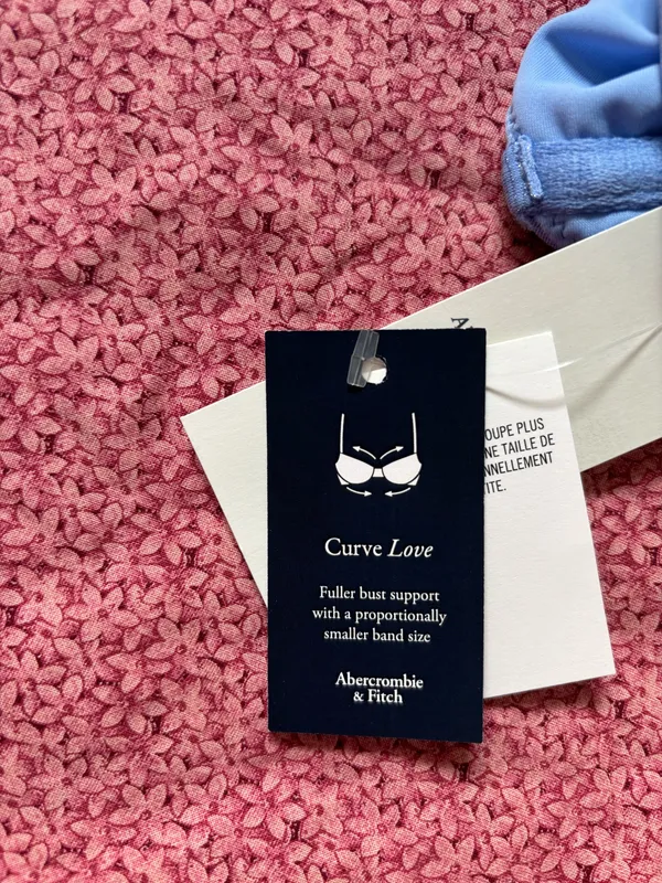 Abercrombie Curve Love Glitter Bikini Top - Image 5