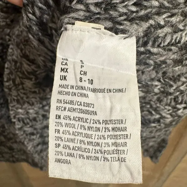 American Eagle Wool Blend Colorful Fair Isle Knit Winter Sweater Small - Image 6