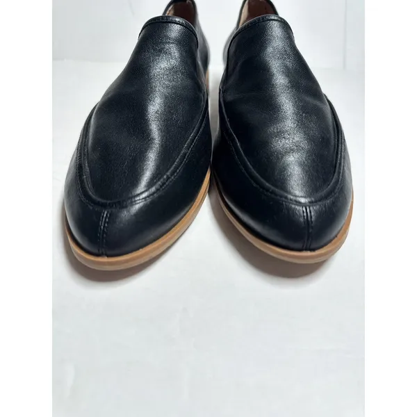 Susina Kellen Womens Almond Toe Loafer Black Leather Size 7.5 - Image 2