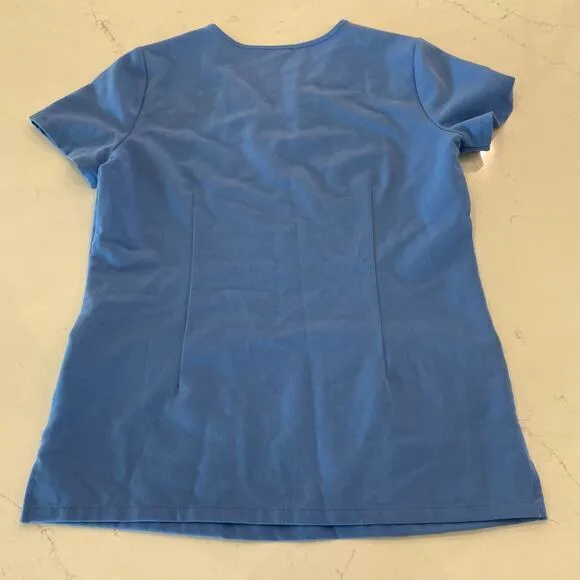 Figs Casma Three-Pocket Scrub Top‎ Blue Size XXS - Image 2