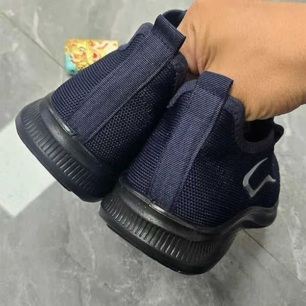 BRAND NEW ~ Dark Navy Blue Mesh Sneakers Casual Athletic Shoes ~Size 44 (12 1/2) - Image 3