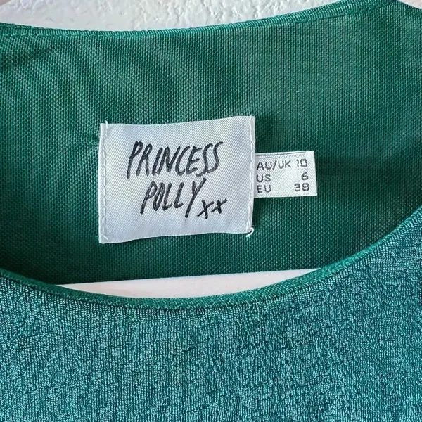 Princess Polly‎ Women's Green Bodycon Mini Dress 6 - Image 5