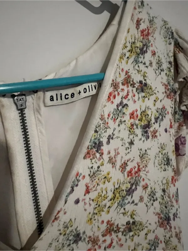 Alice‎ + Olivia Mariska Floral Romper Dress - Image 12