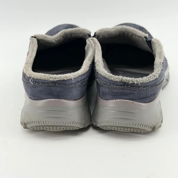 Skechers Relaxed Fit Navy Blue Faux Fur Lined Mules SN 49532 Womens 8.5 - Image 4
