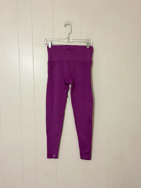 SET ACTIVE Sculptflex High Rise Leggings Purple Size M - Image 6