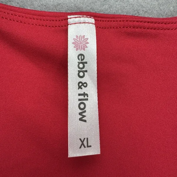 NWT Ebb & Flow Red Bra Top Racerback Tank Sz XL Activewear Athleisure Workout - Image 3