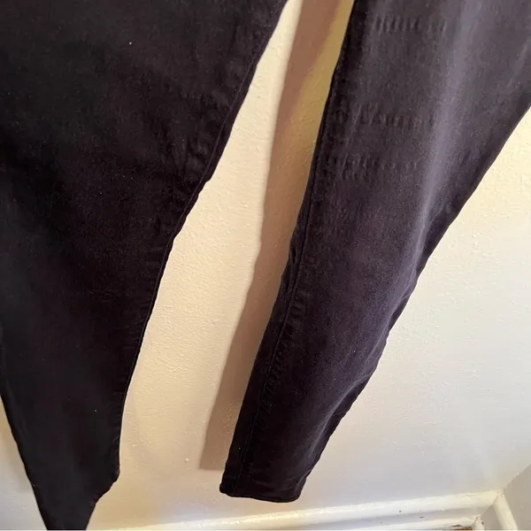 L.O.G.G. H&M Women's‎ Size 6 Skinny Chino Pant Navy Blue Stretch Cotton - Image 5