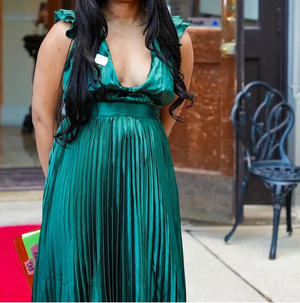 Green Lulus Emerald Dress - Image 2