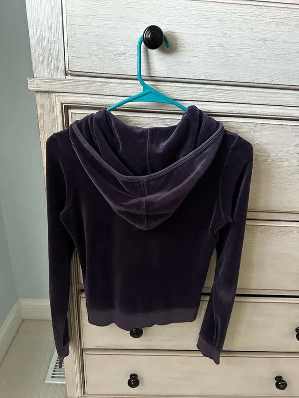 Juicy Couture Velour Purple Jacket - Image 4