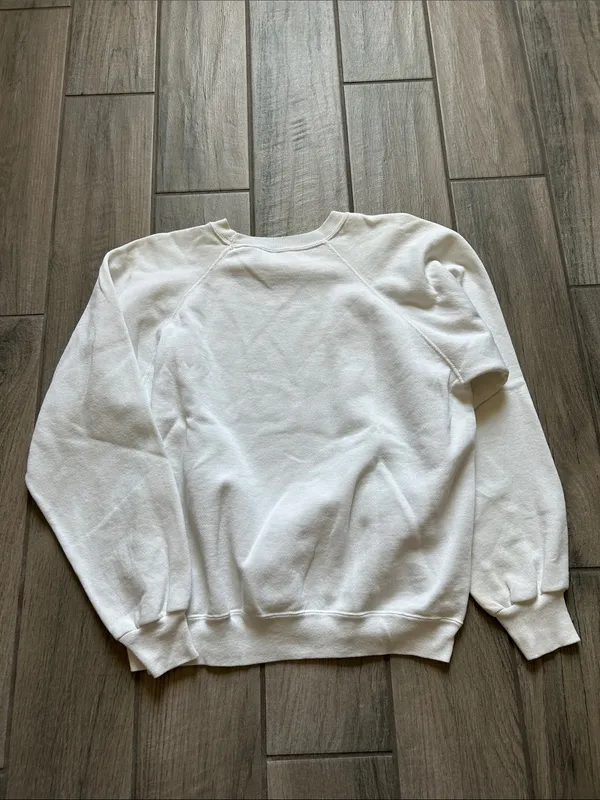 PLAYBOY White Crewneck Sweatshirt with Multicolor Graphic - Image 4