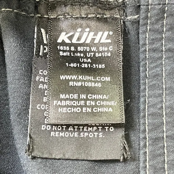 KUHL Womens Cargo Pants Size 8 Regular Gray Stretch Straight Leg Hiking Outdoor - Image 10