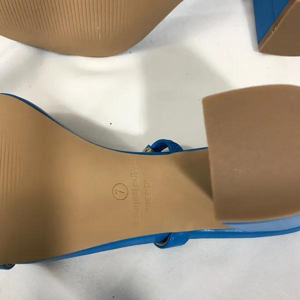 Lulu's Arielle Vibrant Blue Heeled Sandals Size 7 NIB - Image 4