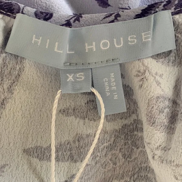 NWT Hill House Allover Print High Slit Maxi Dress in Purple‎ Floral - Image 9