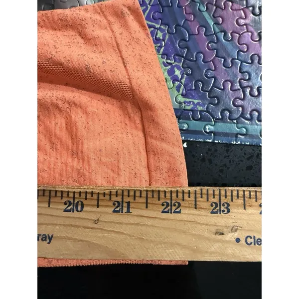 Lululemon Swiftly Tech Long Sleeve 2.0 Race Distorted Noise‎ Orange Size 4 - Image 8