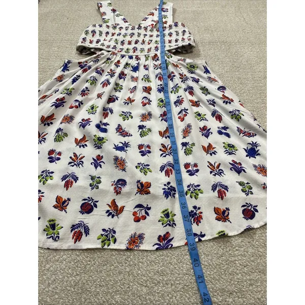 Anthropologie The Piper Bandeau Cutout Mini Dress Floral Size L - Image 14