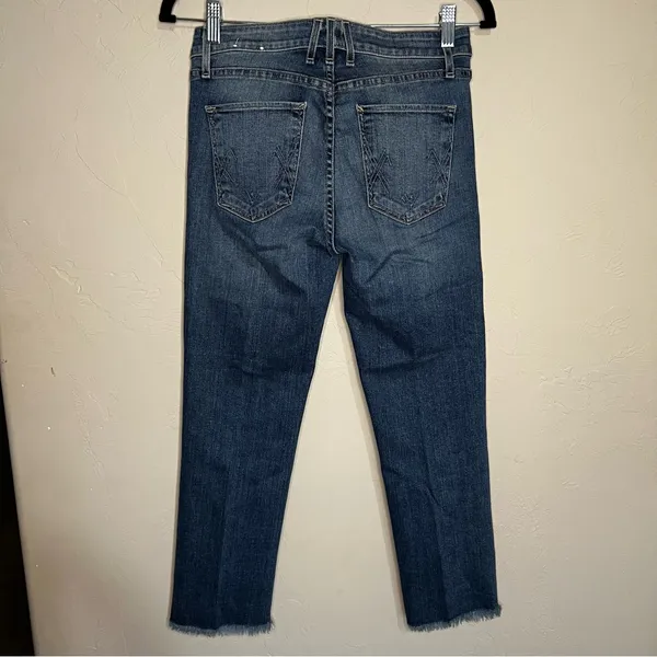 McGuire Gainsbourg Exposed Button Fly Raw‎ Gem Crop Denim Jeans - Image 10