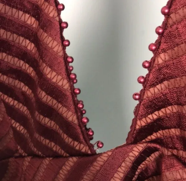 NBD NWT Ozzie burgundy halter mine dress - Image 6
