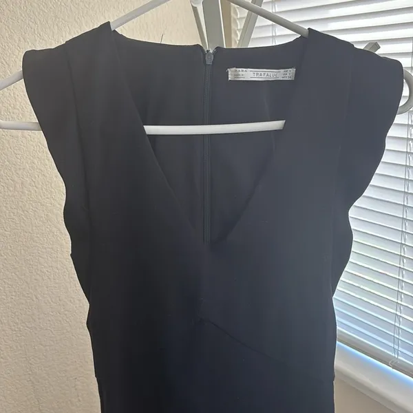 Zara Trafuluc black ruffle sleeves dress - Image 2