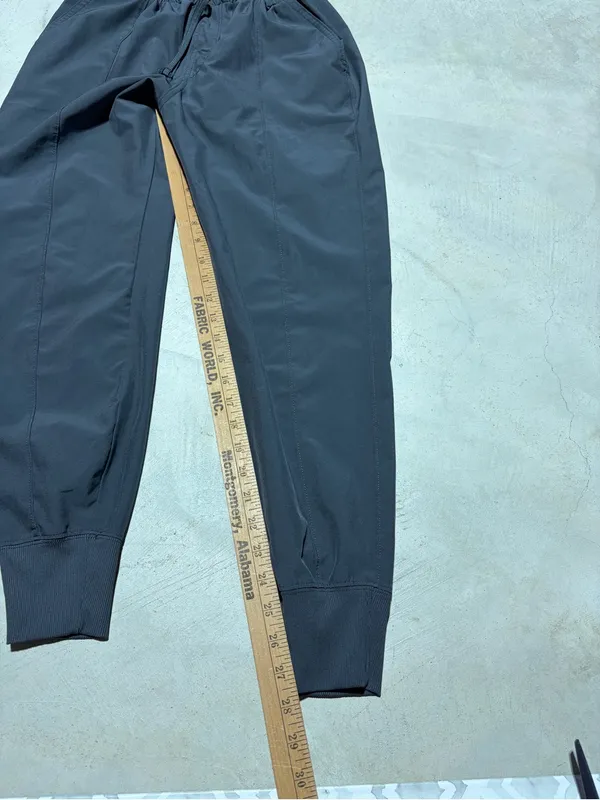 Abercrombie & fitch Charcoal Elastic-Waist Jogger Pants XS - Image 4