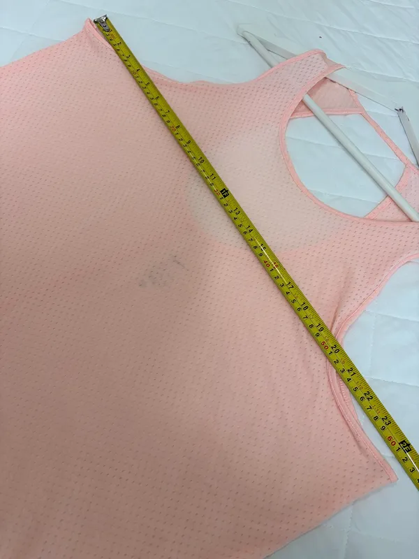 Nike Dri-FIT Peach Mesh Training Tank Top Open Back Athletic Workout XXL NWT - Image 6