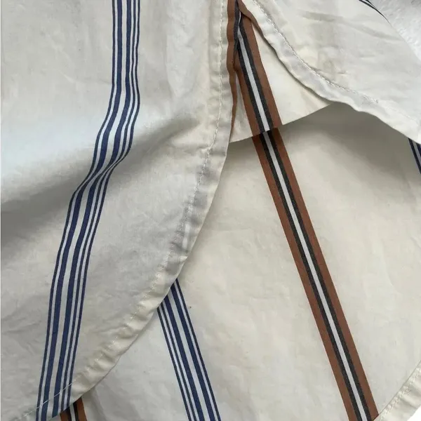 Madewell Oversized Ex-Boyfriend Swing Shirt in Roeser Stripe Size Small‎ - Image 4