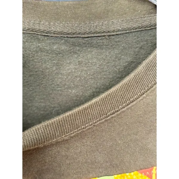 Cottagecore Quilt Block Applique Sweatshirt Geometric Star Patchwork read Size undefined - Image 5