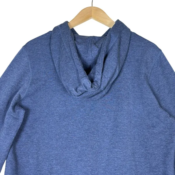 Lauren James Hoodie Womens Sz M Heathered Blue‎ Soft Thumb Holes - Image 8